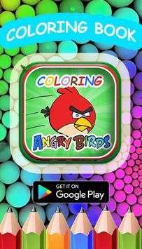 Coloring Book For Angry Birds Go स्क्रीनशॉट 1