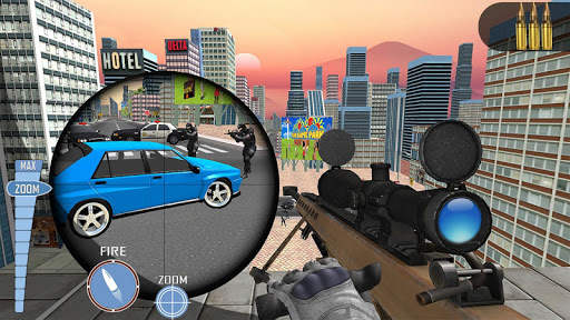 Sniper 3D FPS shooting game: proyek kota aman screenshot 1