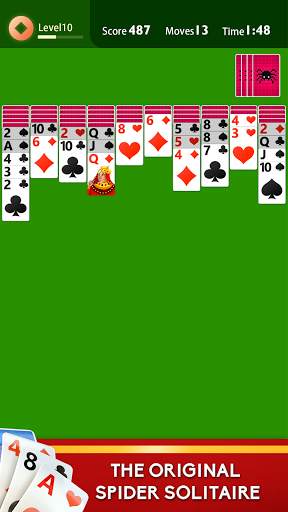 Spider Solitaire Plus screenshot 1