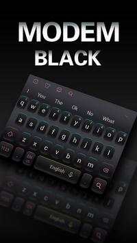 Modem Black Keyboard screenshot 3