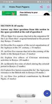 HISTORY KCSE PAST PAPERS скриншот 1