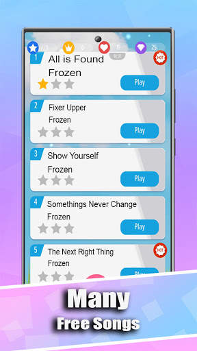 Frozen On Piano Tiles screenshot 2
