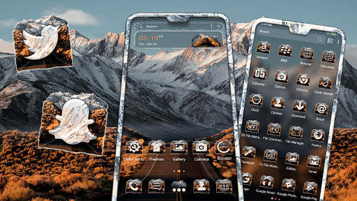 Nevada Hill Road Launcher Theme screenshot 1