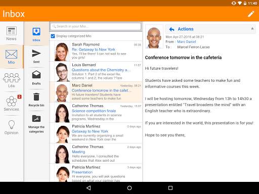 Omnivox Mobile screenshot 13
