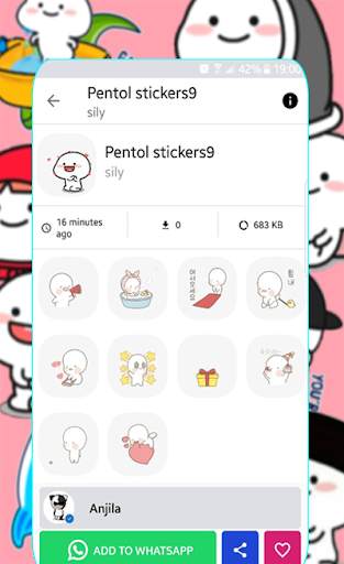 New Pentol stickers Animated for Whatsapp🤩 screenshot 8