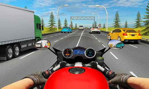 Tricky Moto Racing Traffic Highway Driving screenshot 3