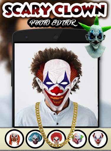 Scary Killer Clown Photo Editor screenshot 4