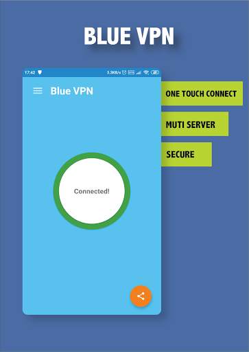 Blue VPN - Fast Free Secure unlimited VPN screenshot 3