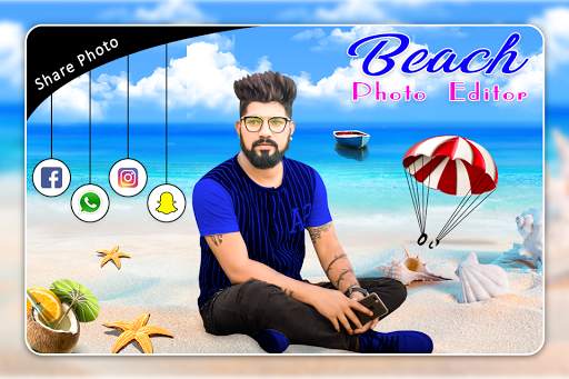 Beach Photo Editor 4 تصوير الشاشة