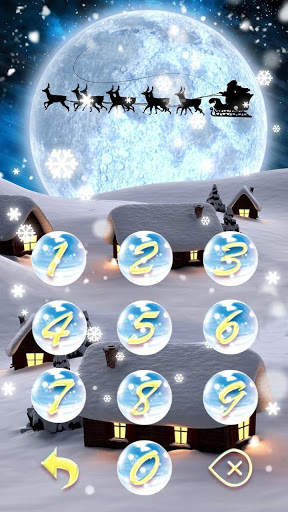 Silent Night Snow Christmas 2017 Theme screenshot 3