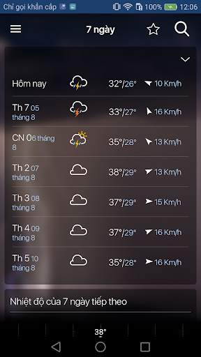 Freemeteo screenshot 2