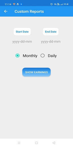 Apps/Website Earnings Viewer स्क्रीनशॉट 4