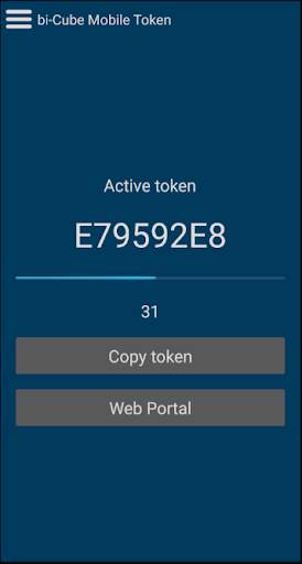 bi-Cube Mobile Token screenshot 1