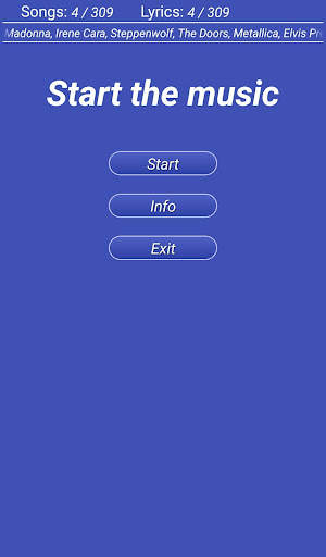 Music intro game screenshot 1