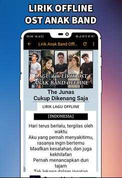 OST Anak Band Offline Lirik screenshot 5