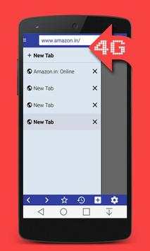 3G - 4G Fast Internet Browser screenshot 5