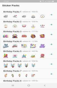 Happy Birthday Stickers for WhatsApp screenshot 1