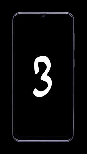 Oled Screen Number Wallpaper : Save Power Mode screenshot 3