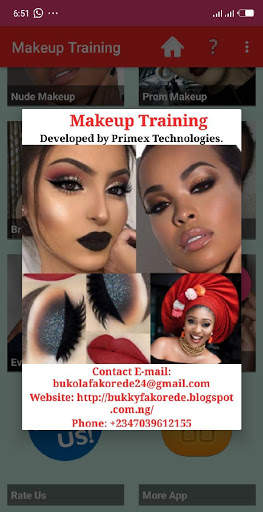 MAKEUP TRAINING 2021 screenshot 6