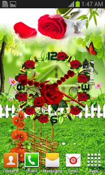 Rose Flower Clock screenshot 13