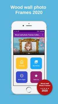 Wood wall photo Frames Collection Photo Editor 2 تصوير الشاشة
