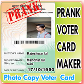 Voter ID Card Maker Prank Fake icon