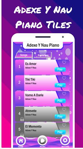 Adexe Y Nau 🎹 Piano Tiles screenshot 2