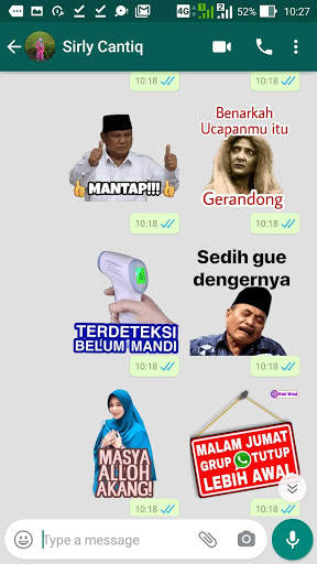 Stiker WA Lucu Untuk Whatsapp WAstickerApps screenshot 8