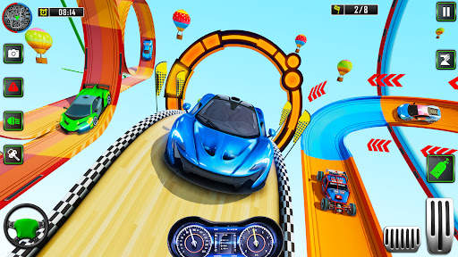 GT Car Stunt Ramp Car Games screenshot 4