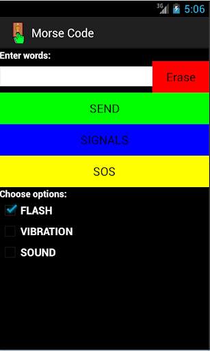 Morse Code Flashes screenshot 2