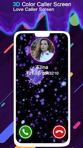 3D Color Caller Screen - Love Caller Screen screenshot 4
