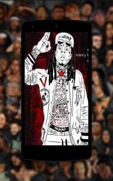 Lil Wayne Rapper Wallpaper 4 تصوير الشاشة