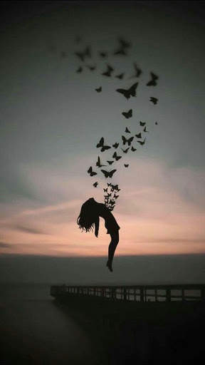 Lonely Girl Wallpapers HD screenshot 1