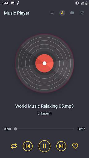Offline music player for smartphone screenshot 1