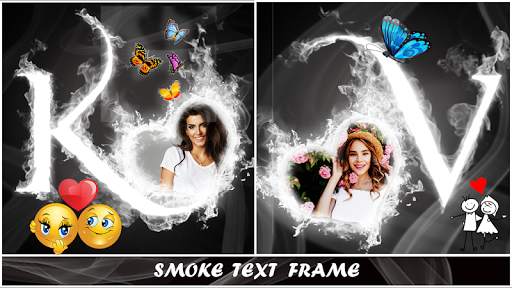 3d Fire Text : Smoke Fire Text Photo Frame Effect screenshot 2