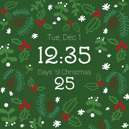 Christmas Countdown Watch Face screenshot 4