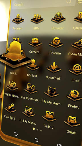 Metallic 3D Theme screenshot 2