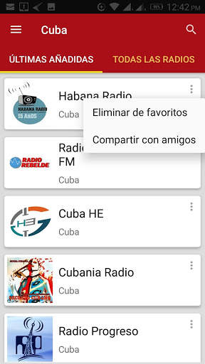 Radios de Cuba screenshot 5