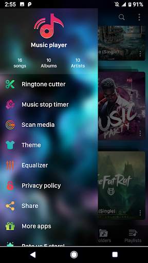 Music player & Mp3 player 4 تصوير الشاشة