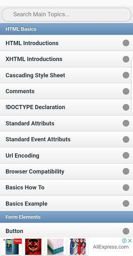 Html Tutorial Offline screenshot 5