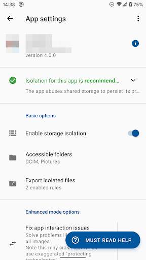 Storage Isolation screenshot 3
