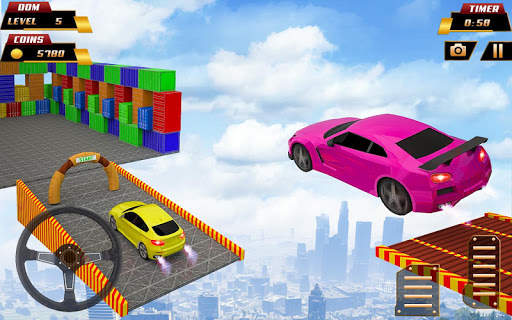 Impossible Stunt Driving- Action Car Racing 2019 screenshot 1