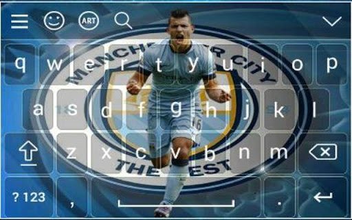 Sergio Aguero Theme Keyboard 5 تصوير الشاشة