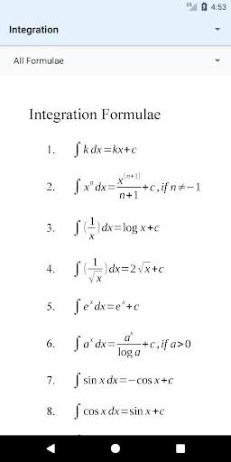 Formulas Plus - Free and Offline Maths Formula App screenshot 6