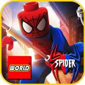 Gems World; LEGO Spider Backdrop logo