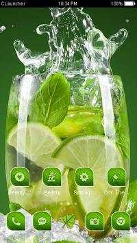 Green Lime Summer Theme HD screenshot 4