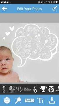 Monthly Baby Stickers screenshot 1