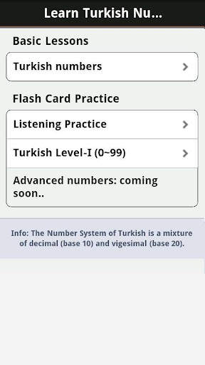 Turkish Numbers & Counting screenshot 2