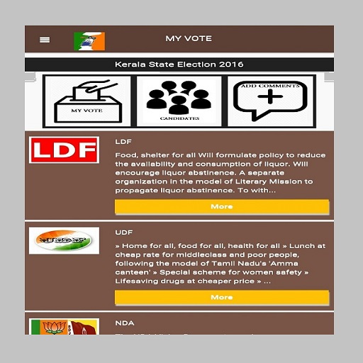 My Vote icon