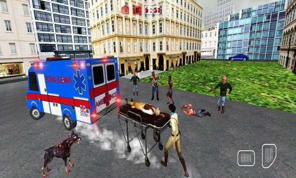 Ambulance Rescue Drive: Zombie screenshot 4